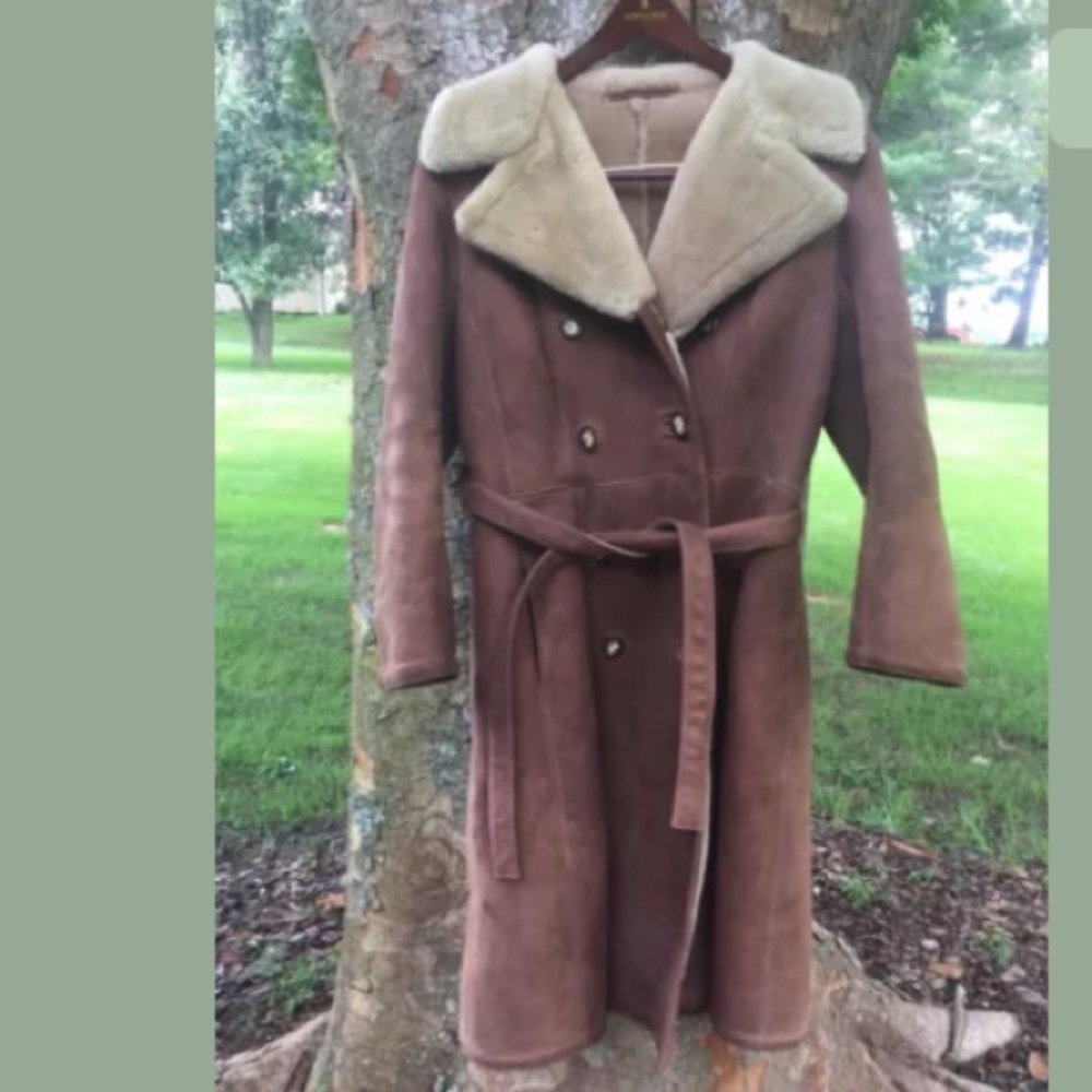 Sawyer Californ. spring lamb shearling woman coat